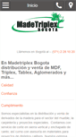 Mobile Screenshot of madetriplexbogota.com